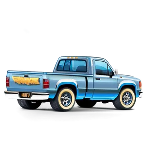 Cartoon Pickup Truck PNG Qfr64 PNG