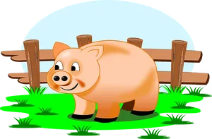 Cartoon Pigon Farm PNG image