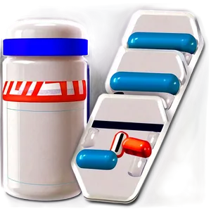 Cartoon Pill Bottle Png Cxu PNG image