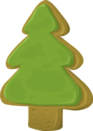 Cartoon Pine Tree Graphic