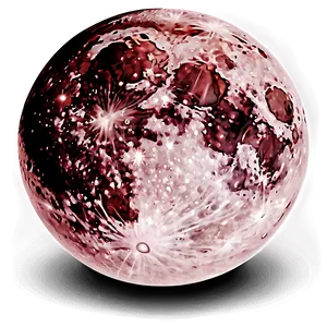 Cartoon Pink Moon Image PNG 06252024
