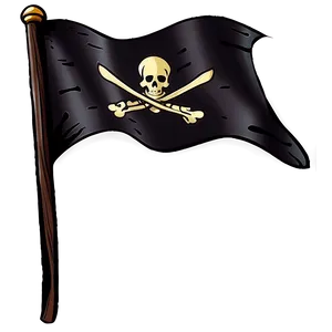 Cartoon Pirate Flag Png 06132024 PNG image