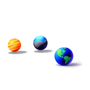 Cartoon Planets Png Wrm PNG image