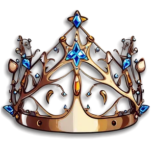 Cartoon Princess Crown Image Png 05252024 PNG image