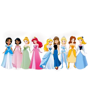 Cartoon Princesses PNG Grx
