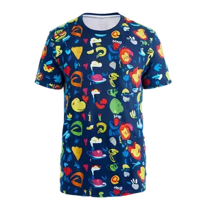 Cartoon Print Tshirt PNG 05252024 PNG