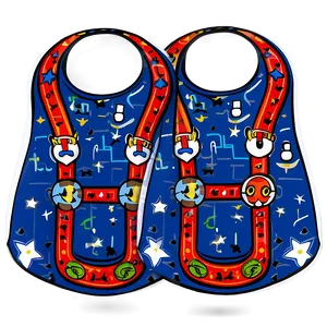 Cartoon Printed Bib PNG Tvs