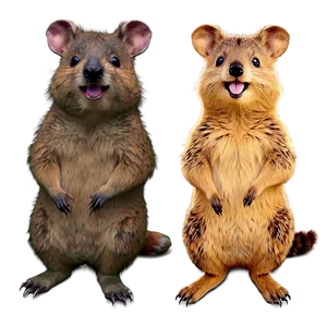 Cartoon Quokka Illustration PNG 06242024 PNG