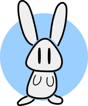Cartoon Rabbit Illustration PNG image