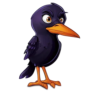 Cartoon Raven Character Png 34 PNG image