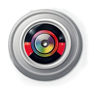 Cartoon Record Button PNG 81