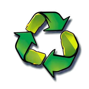 Cartoon Recycle Logo Png 06212024 PNG image