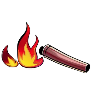 Cartoon Red Fire PNG Xeg
