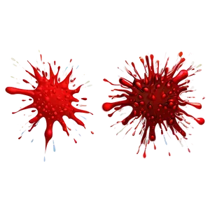 Cartoon Red Splash PNG Qpt44 PNG