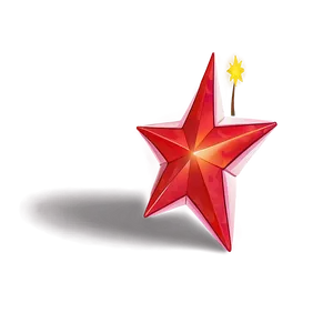 Cartoon Red Star PNG 31