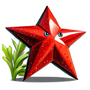 Cartoon Red Star PNG Ilm9