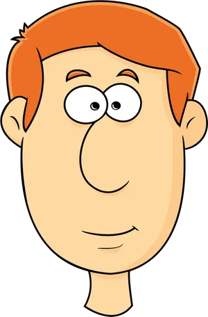 Cartoon Redhead Man Clipart PNG image