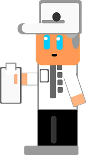 Cartoon Robot Chef Vector