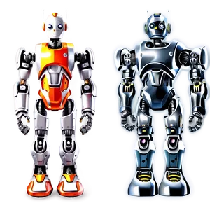 Cartoon Robots PNG 05062024