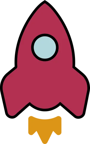 Cartoon Rocket Clipart PNG image