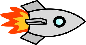 Cartoon Rocket Clipart PNG image