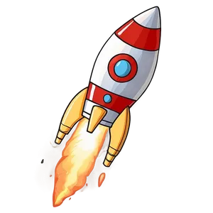 Cartoon Rocket Fire PNG Ihl82 PNG