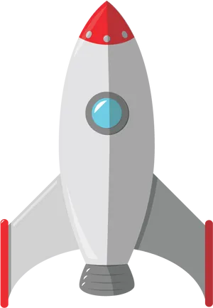 Cartoon Rocket Illustration PNG image