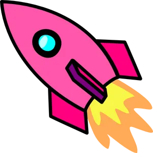 Cartoon Rocket Launch.png PNG image