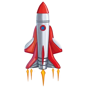 Cartoon Rocket PNG 06252024 PNG