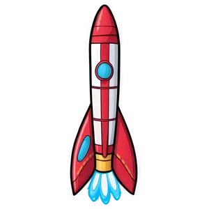 Cartoon Rocket Sticker Png 38 PNG image