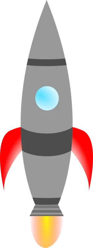 Cartoon Rocket Vector Illustration PNG image