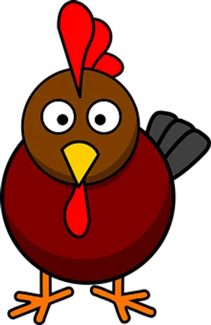 Cartoon Rooster Illustration