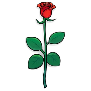 Cartoon Rose Clipart PNG Ygh