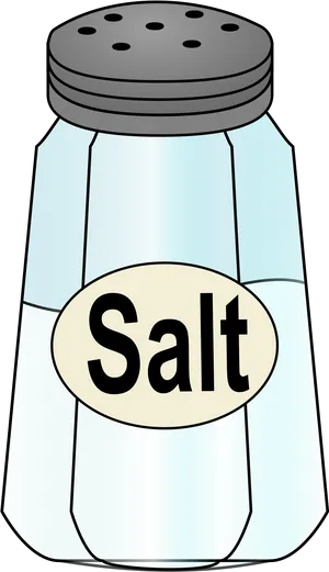 Cartoon Salt Shaker Graphic PNG image