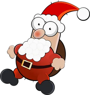 Cartoon Santa Claus Graphic PNG image