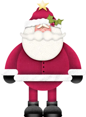 Cartoon Santa Claus Transparent Background PNG image