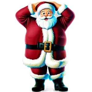 Cartoon Santa Coat Png 5 PNG image