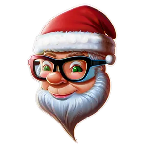 Cartoon Santa Glasses PNG 31 PNG