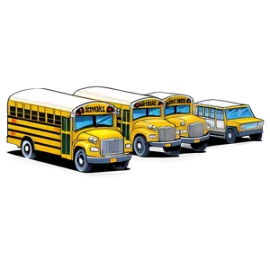 Cartoon School Bus Illustration Png 49 PNG image