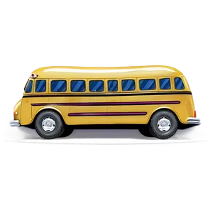 Cartoon School Trip Bus Png 06272024 PNG image