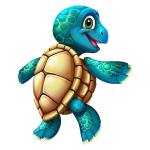 Cartoon Sea Turtle Character Png 21 PNG image