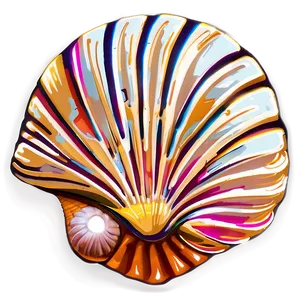 Cartoon Seashell Clipart Png 06262024 PNG image