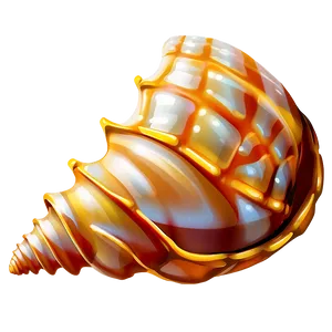 Cartoon Seashell Clipart Png 06262024 PNG image