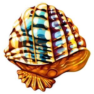 Cartoon Seashell Clipart Png 06262024 PNG image