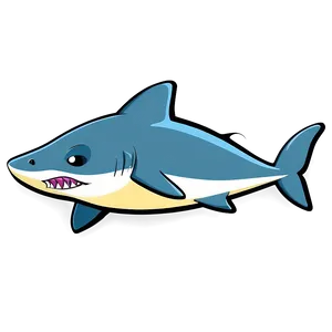 Cartoon Shark Character PNG 70