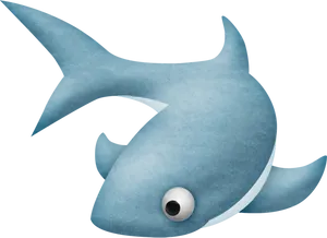 Cartoon Shark Illustration PNG image