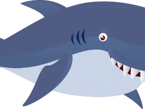 Cartoon Shark Smiling PNG image