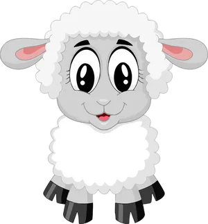 Cartoon Sheep Character PNG image