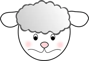 Cartoon Sheep Graphic