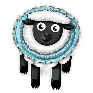 Cartoon Sheep In Sweater PNG Gha